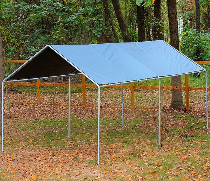 King 10′ x 20′ 6-Leg Car Canopy